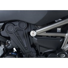 R&G Racing Frame Plug, silver aluminium - single plug (can fit four pieces, L&R upper & lower) for Ducati Diavel 1260 (S) '21-'22, X-Diavel / X-Diavel S '16-'22 R&G Racing Frame Plug, silver aluminium - single plug (can fit four pieces, L&R upper & lower) for Ducati Diavel 1260 (S) '21-'22, X-Diavel / X-Diavel S '16-'22